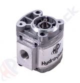 product Група 10 Хидравлична зъбна помпа , 1.6 cc/rev, обратно на часовниковата стрелка , фланец с резба с 2 отвора 45.24 mm , V-образен вал , NPTF ports thumb